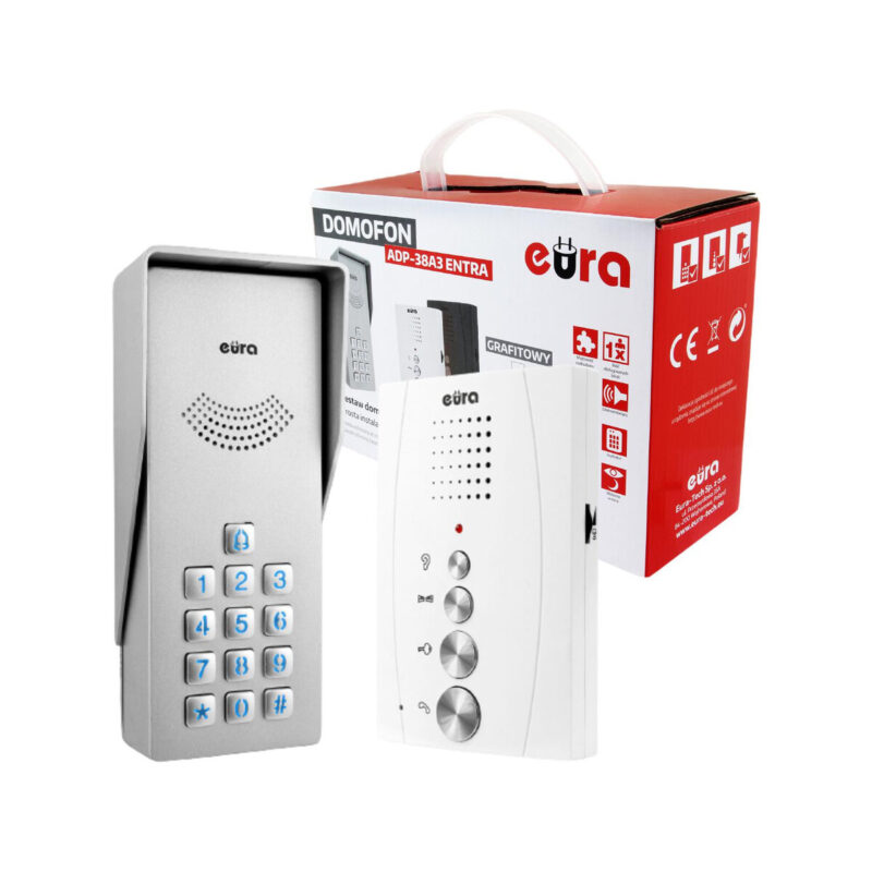 Domofon EURA ADP-38A3 ENTRA bialy