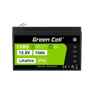 AKUMULATOR LITOWO-ŻELAZOWO-FOSFORANOWY LiFePO4 Green Cell Cube 12.8V 10Ah LFPGC12V10AH