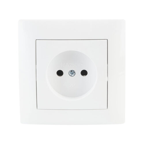 Gniazdo pojedyncze VCX WESA LC 07 Biały