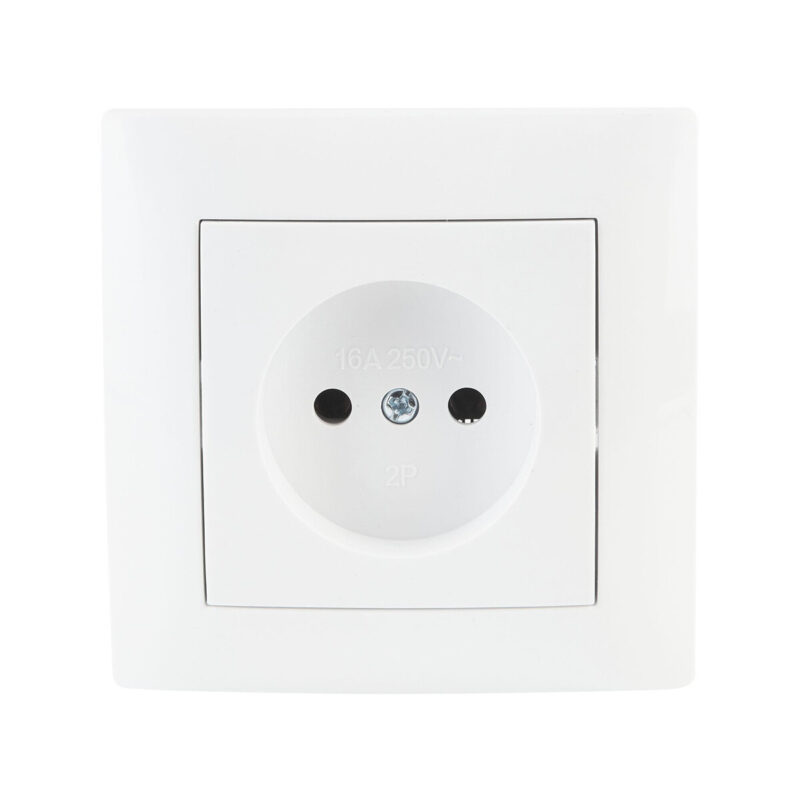 Gniazdo pojedyncze VCX WESA LC 07 Biały