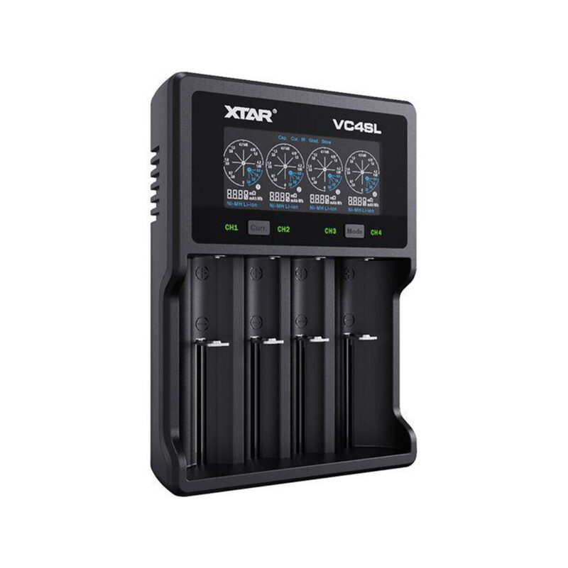 Ładowarka do akumulatorów cylindrycznych Li-ion / Ni-MH AA / AAA / 18650 Xtar VC4SL