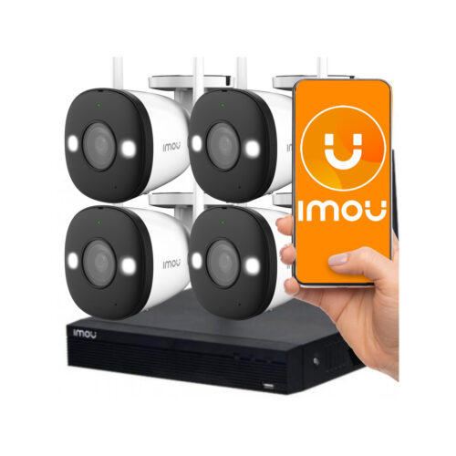 Zestaw do monitoringu wifi IMOU Wi-Fi KIT- Pro KIT/NVR1104HS-W-S2/4-F22FE