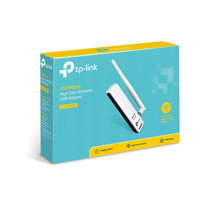 ADAPTER WLAN USB TP-LINK TL-WN722N 150MBPS