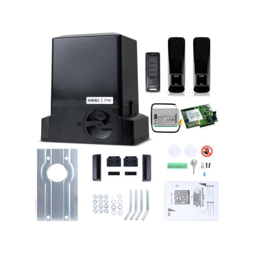 Zestaw Delta 2 SMART GSM - FAAC 740 (Wi-Fi+LTE+BLE) do 500kg bram przesuwnych