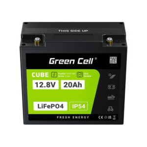 AKUMULATOR LITOWO-ŻELAZOWO-FOSFORANOWY LiFePO4 Green Cell Cube 12.8V 20Ah LFPGC12V20AH