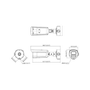 Kamera IP Hikvision DS-2CD3B46G2T-IZHSY(8-32mm)(H)