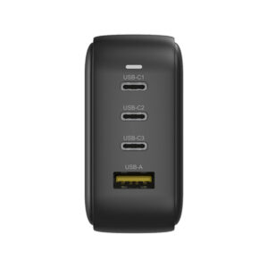 Ładowarka sieciowa Unitek GaN 4 porty, PD 100W QC3.0 czarna