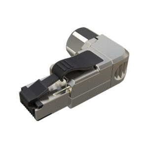 WTYK MODULARNY KONEKTOR PRZEMYSŁOWY SAMOZACISKOWY SOLARIX RJ45 CAT.6A STP 8P8C