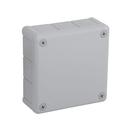 Puszka natynkowa pusta 12 wlotów VIPLAST VP-51 SZARA IP55 118x118x46mm 051-03