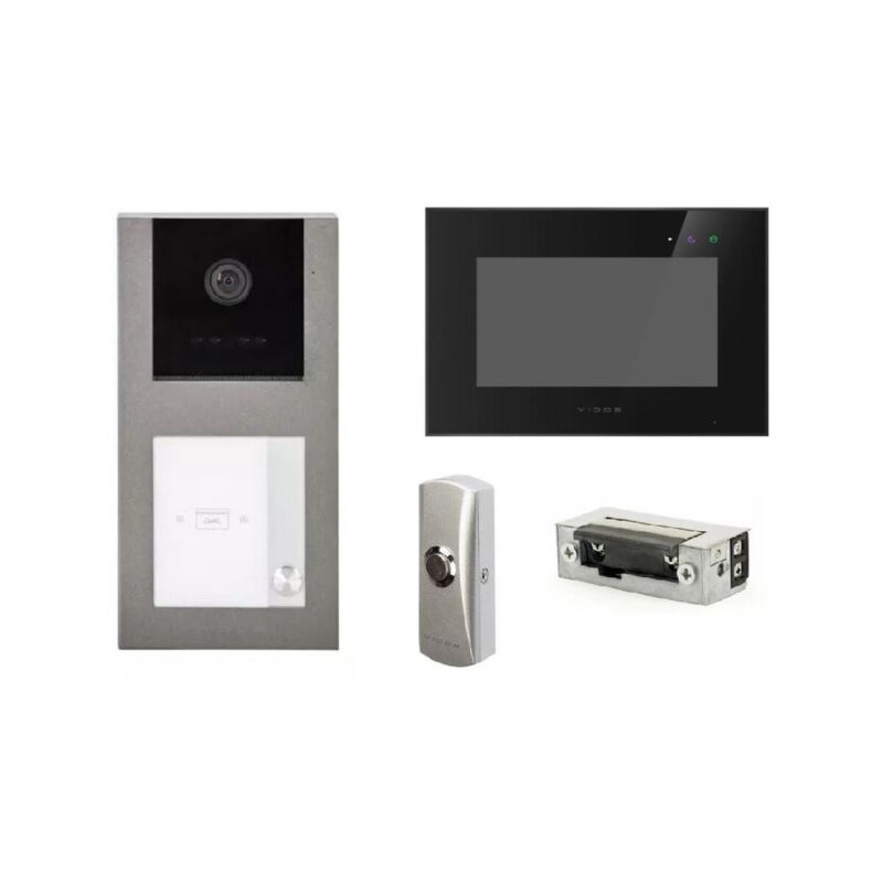 WIDEDODOMOFON VIDOS X S11-1/M10B-X + PRZYCISK + ELEKTROZACZEP