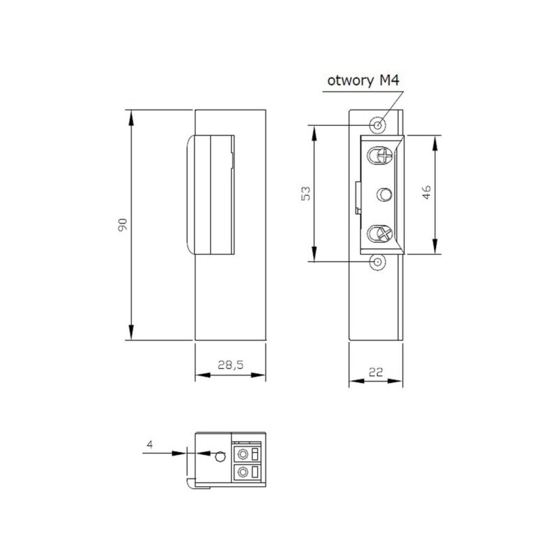 ZACZEP ELEKTRA R3 Z PAM. Z BLOK. PRAWY