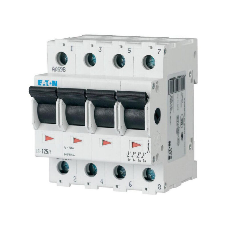 EATON ROZŁĄCZNIK IZOLACYJNY MODUŁOWY 63A 4Z 4P 4M 415V AC IS- 63/4