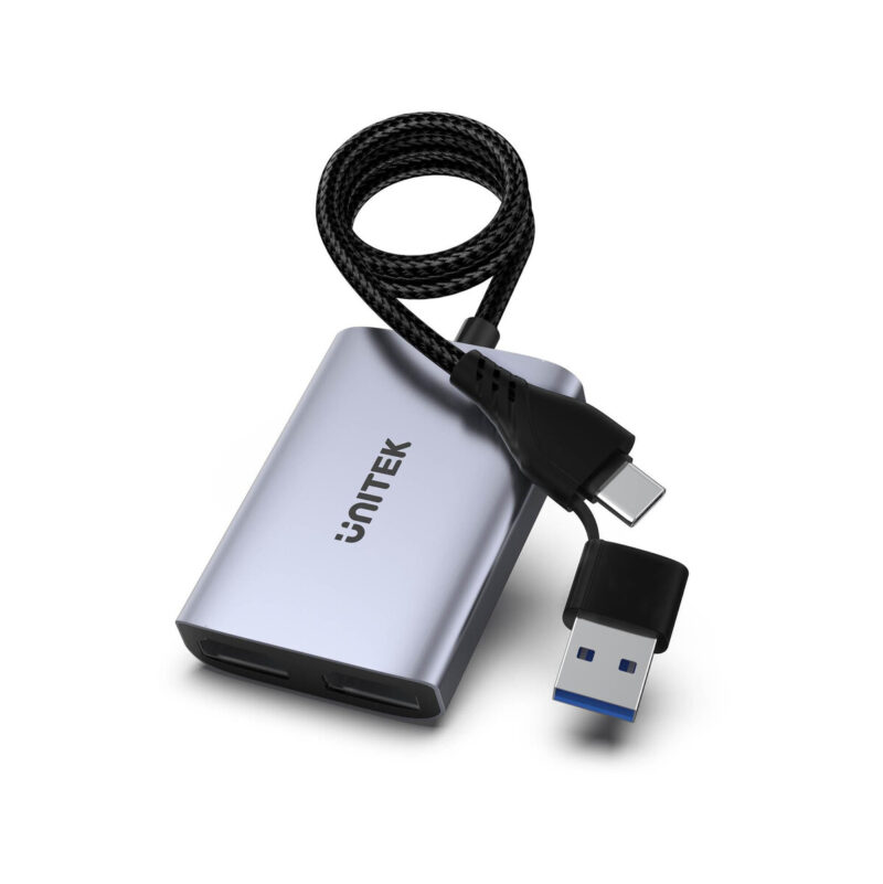 Unitek V1427A01 Adapter USB/C/A na 2x HDMI MST FullHD