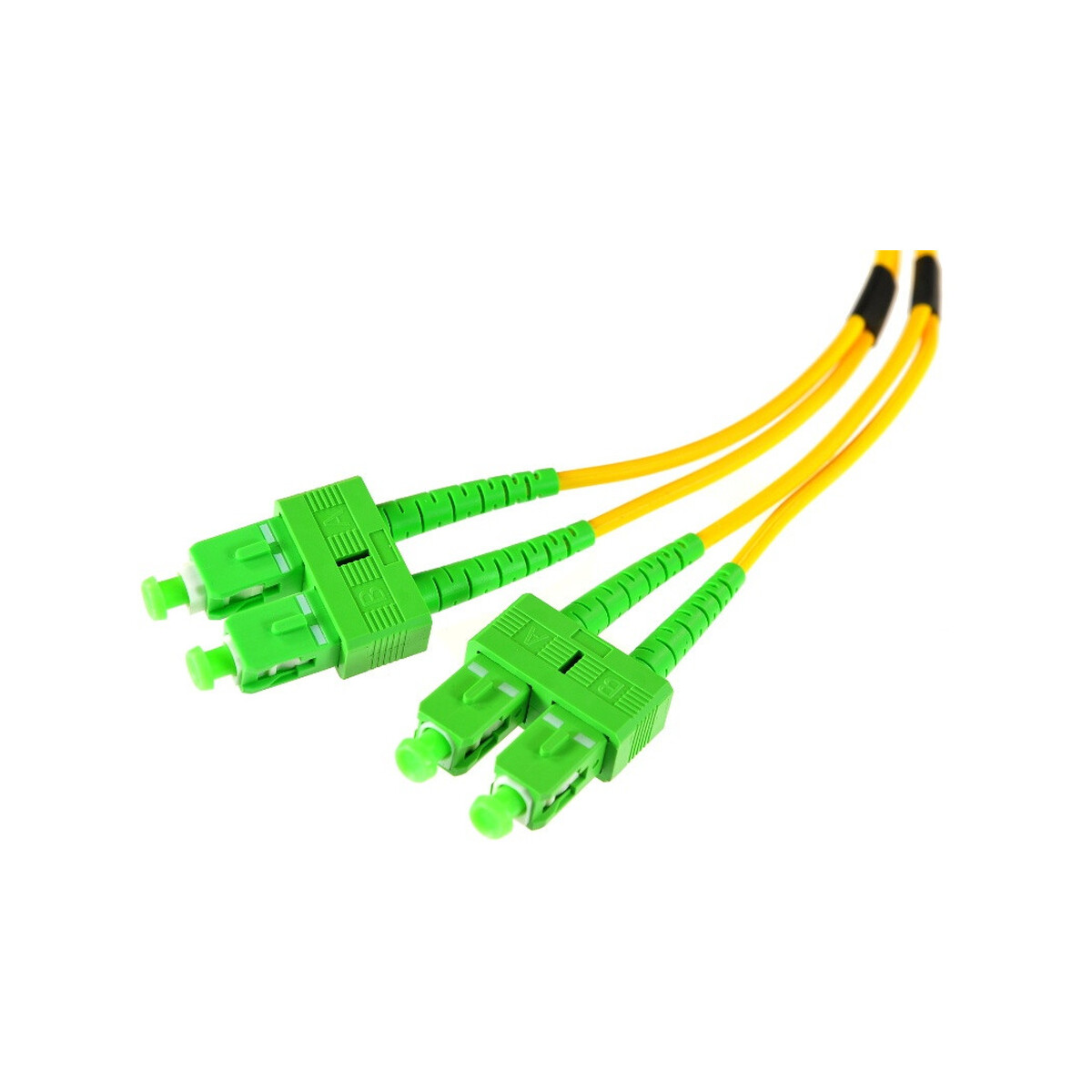 PATCHCORD ŚWIATŁOWODOWY SM 2M DUPLEX 9/125, SC/APC-SC/APC 3MM