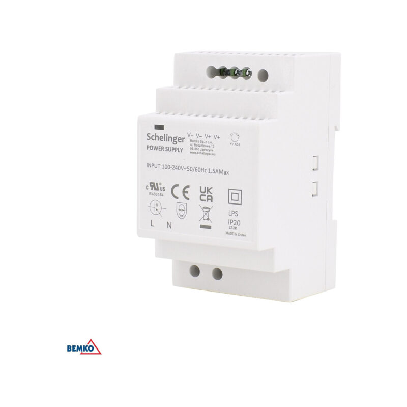 Zasilacz na szynę DIN 12V 85W