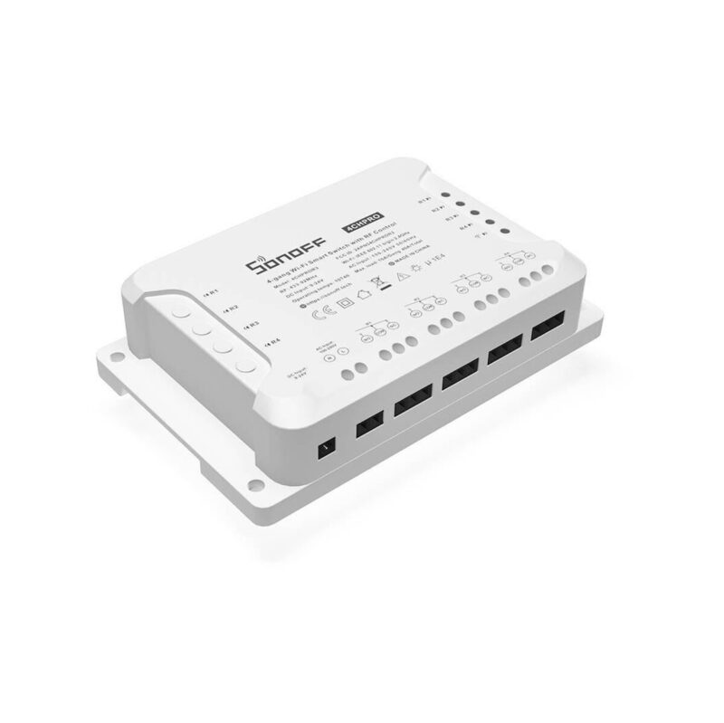 SONOFF sterownik 4-kanałowy 10A NO/NC/Beznapięciowy WiFi 4CHPROR3