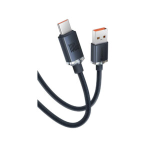 KABEL USB-A / USB-C Baseus Crystal CAJY000401 120cm 100W 6A QC 3.0 W OPLOCIE PREMIUM