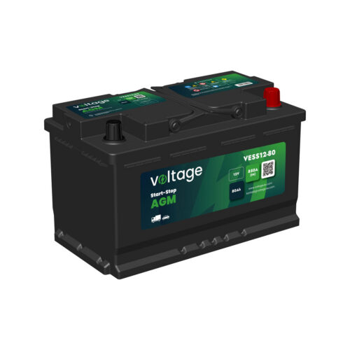 Akumulator AGM samochodowy START-STOP L4 Voltage 12 V 80 Ah 850 A VESS12-80
