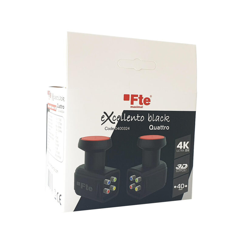Konwerter Quattro FTE eXcellento HD Black 0,1dB