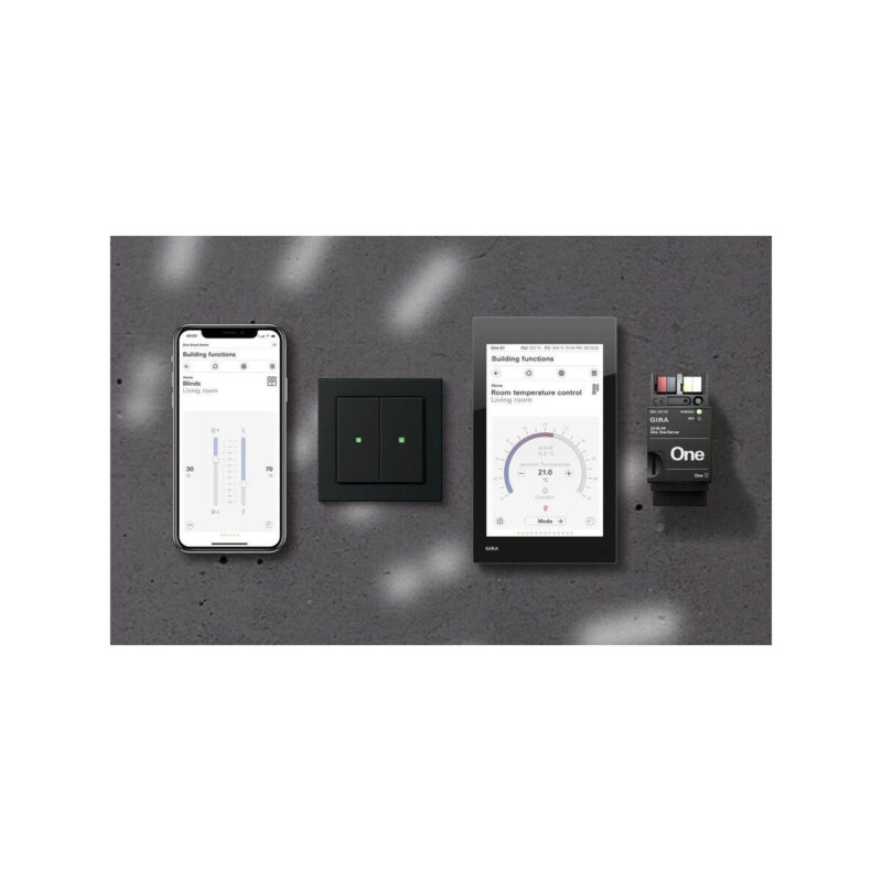 Zestaw do rozbudowy GIRA ONE - Ogrzewanie 6 stref