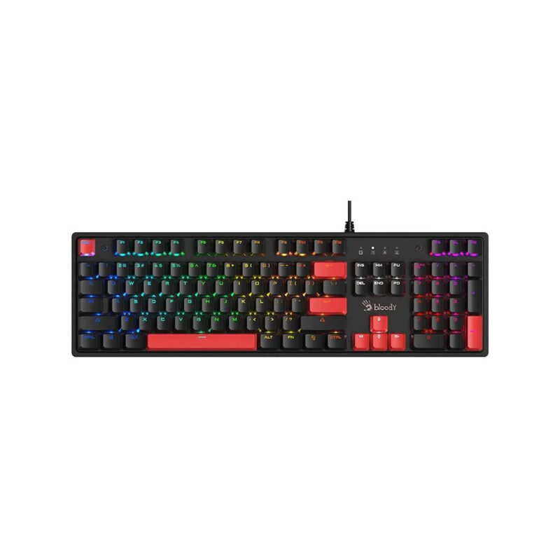 Klawiatura mechaniczna A4TECH BLOODY S520N Fire Black (BLMS RED Plus Switch)