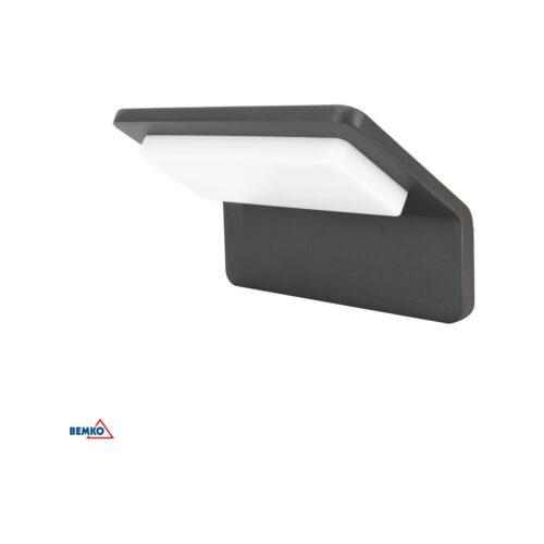 Oprawa elewacyjna VALIT 10W 3000K 800LM IP65 200X200X46 kwadratowa grafit