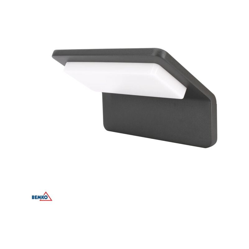 Oprawa elewacyjna VALIT 10W 3000K 800LM IP65 200X200X46 kwadratowa grafit