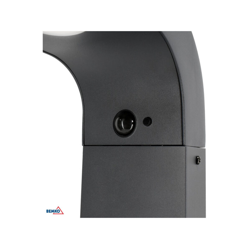 HYBRYDOWY SŁUPEK OGRODOWY LED BEMKO SOLVEO 7W 600LM 3000K/4000K/6500K 80CM IP65 DARK GREY CZ.PIR