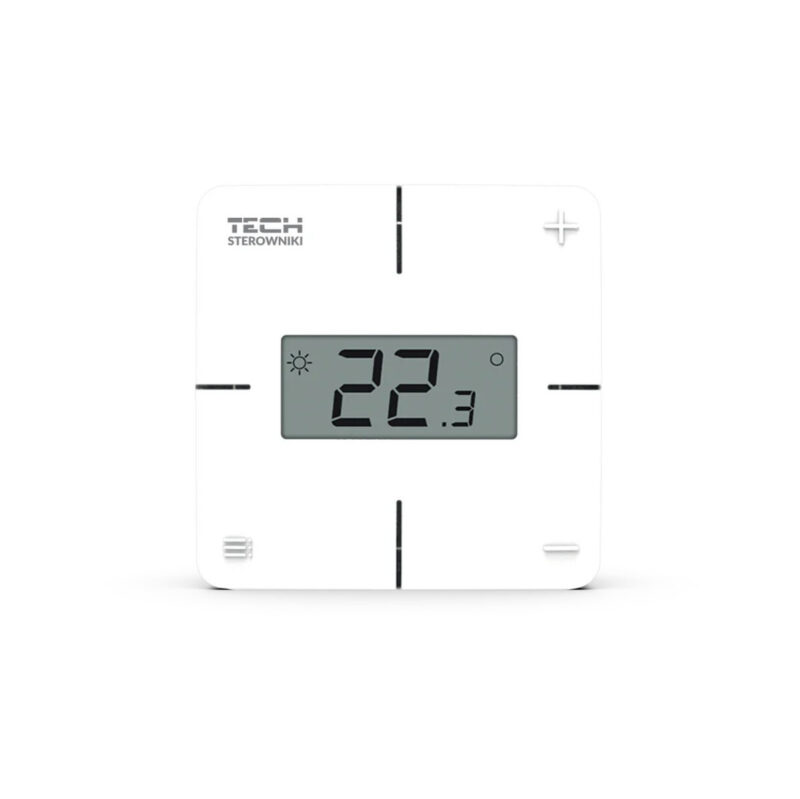 Bezprzewodowy regulator pokojowy mechaniczny biały R-8X Tech Sterowniki