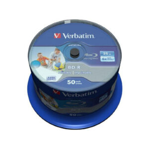 Płyty Blu-Ray Verbatim BD-R SL Printable 25GB Cake (50szt.)