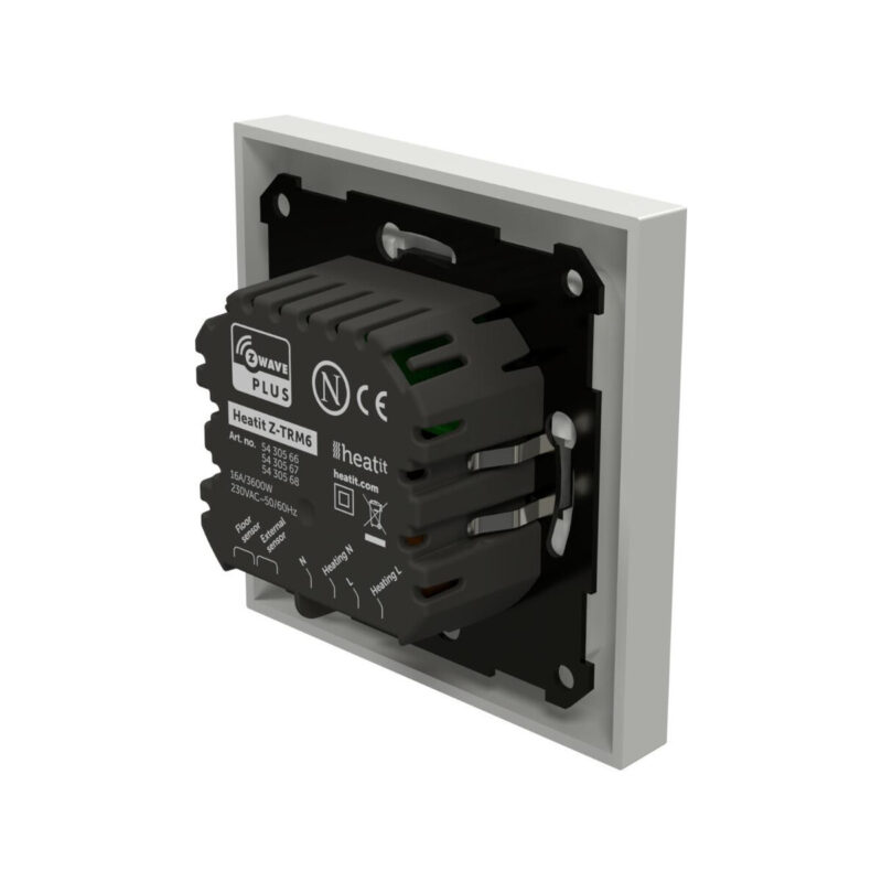 Termostat Heatit Z-TRM6 White RAL 9003 Z-Wave Thermostat 3600W 16A 868,4 Mhz