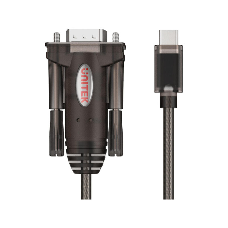 Adapter Unitek Y-1105K USB-C 1x RS-232