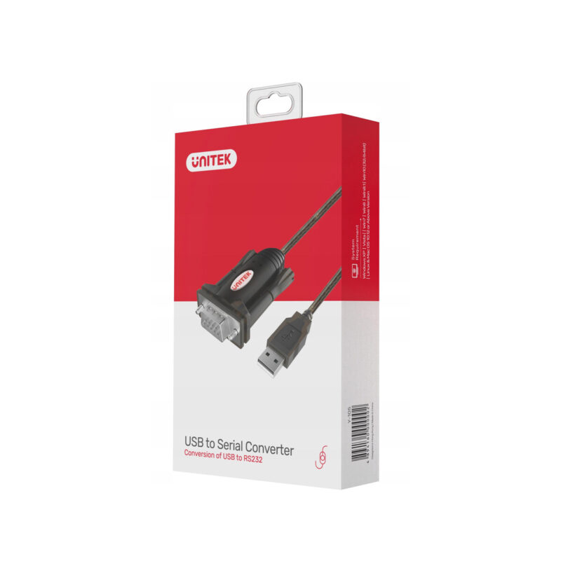 Adapter Unitek Y-105 przejściówka USB na RS-232