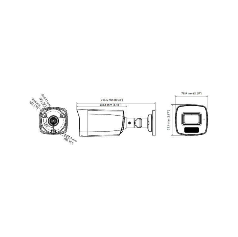 Kamera 4w1 Hikvision DS-2CE17U0T-LF(2.8mm)(O-STD)