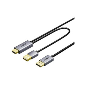 8a7a2a70a58e55037a1cc1349cbf2dc8_original Unitek Kabel HDMI do DisplayPort 4K z zasilaniem USB-A | 4K@60Hz | HDR | 1,8 m