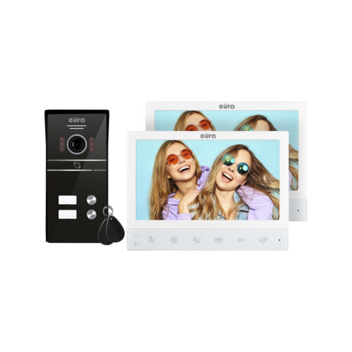 WIDEODOMOFN EURA VDP-80C5 2-rodzinny, biały