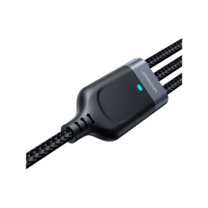 Kabel 3w1 USB-A / USB-C micro-USB Lightning Joyroom S-1T3018A18 30cm 3.5A w oplocie czarny