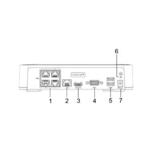 Rejestrator IP Hilook NVR-104H-D/4P(D) 4-kanałowy 5MP PoE