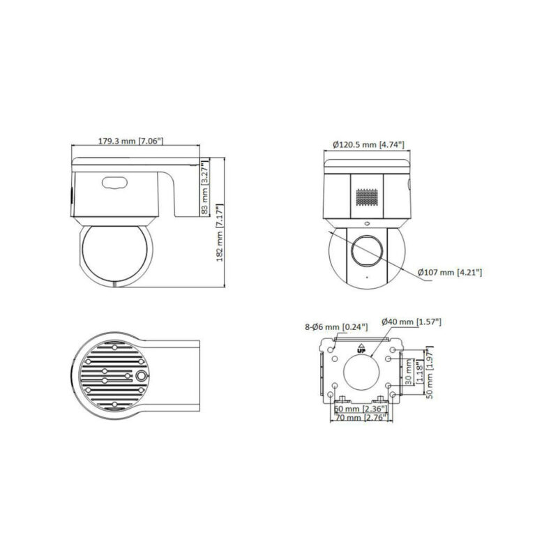 Kamera IP HikVision DS-2DE3A404IWG-E PL