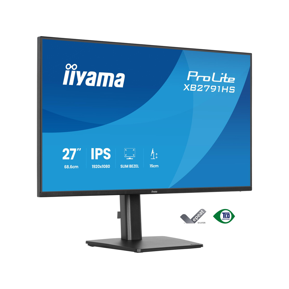 Monitor LED IIYAMA XB2791HS-B1 HDMI DisplayPort IPS 120Hz 1ms HAS PIVOT głośniki