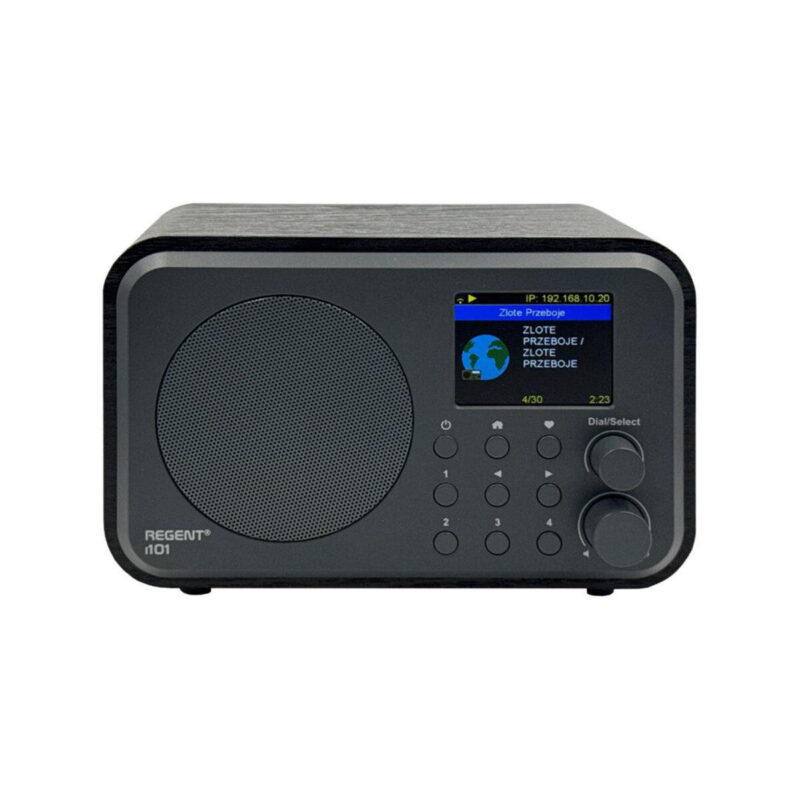 Radio internetowe Ferguson Regent i101 | DAB+ | FM RDS / Akumulator 2000 mAh (Czarne)