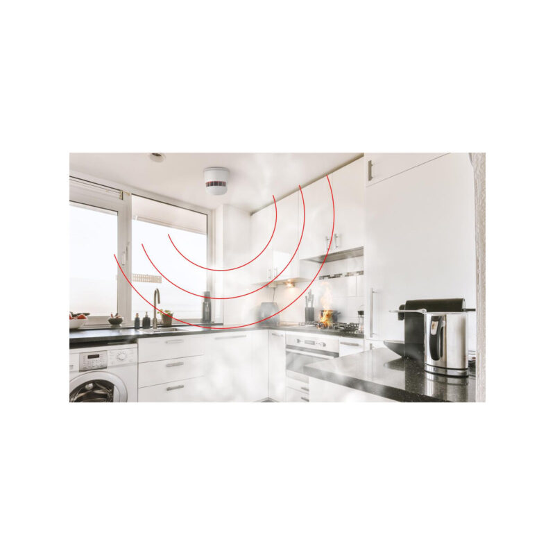 Zestaw czujników FIRESCO czujnik czadu+czujnik dymu