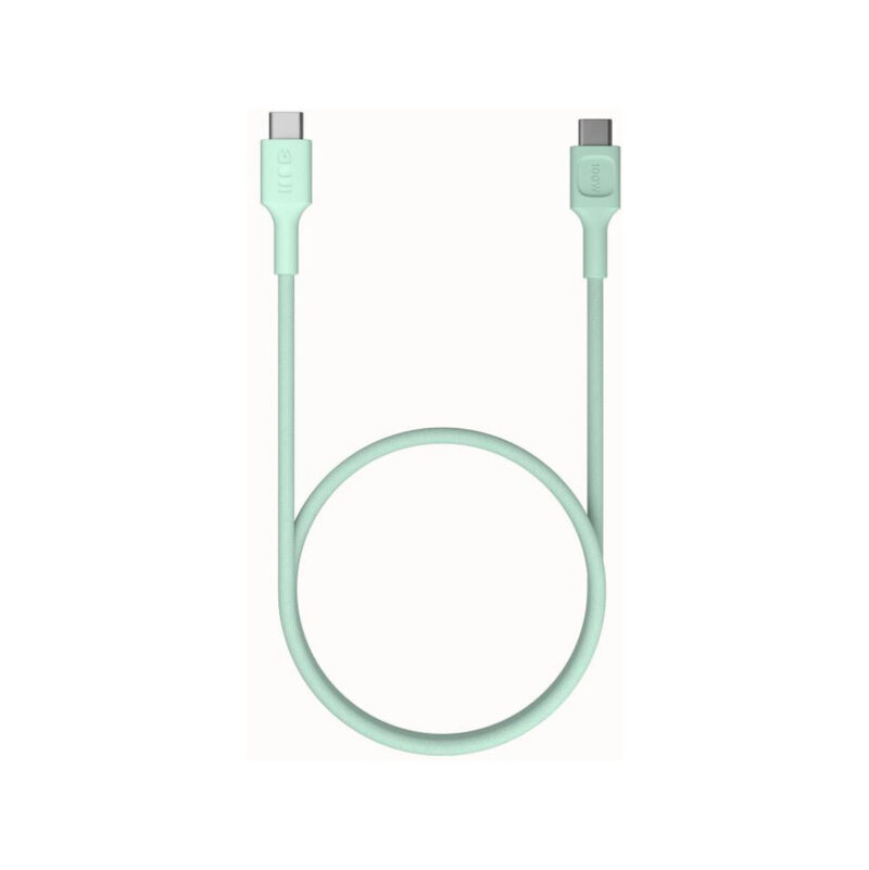 KABEL USB-C / USB-C Greencell PowerStream 30cm PD 100W zielony w oplocie