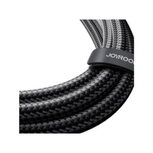 Kabel 2w1 USB-C / 2x USB-C Joyroom Speedy SA21-1T2 150cm 100W w oplocie czarny