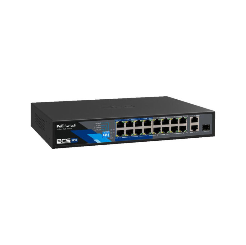Switch PoE BCS BASIC BCS-B-SP1602G-1SFP