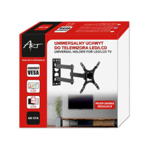 UCHWYT DO TV LCD/LED 17-42" 25KG AR-57A  ART reg.pion/poziom