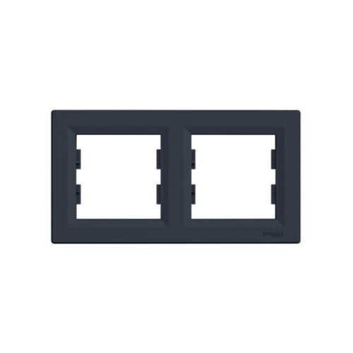Ramka podwójna 2-krotna Schneider Asfora EPH5800271 antracyt