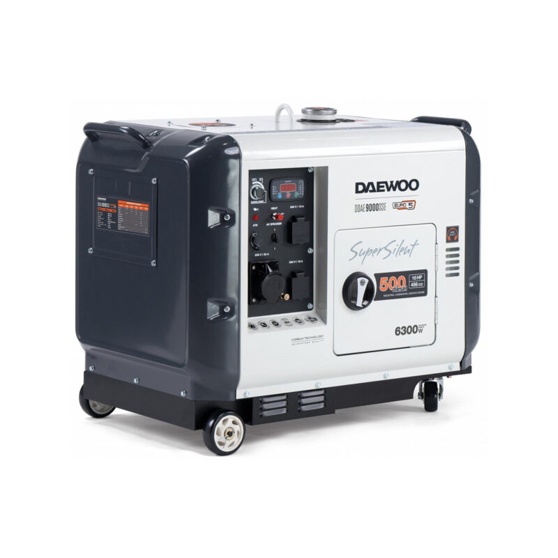 AGREGAT PRĄDOTWÓRCZY DIESEL DAEWOO DDAE 9000SSE 6.3kW