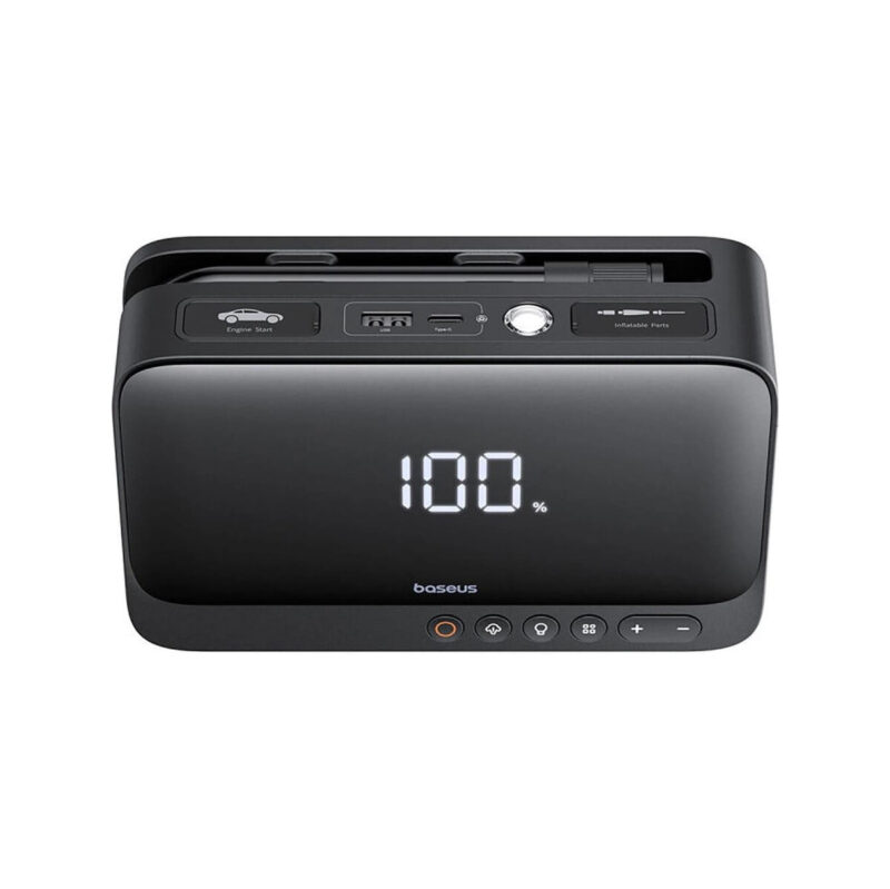 POWERBANK BOOSTER Baseus Super Energy Jump Starter BS-CH013 6000mAh 600A Z LATARKĄ I KOMPRESOREM