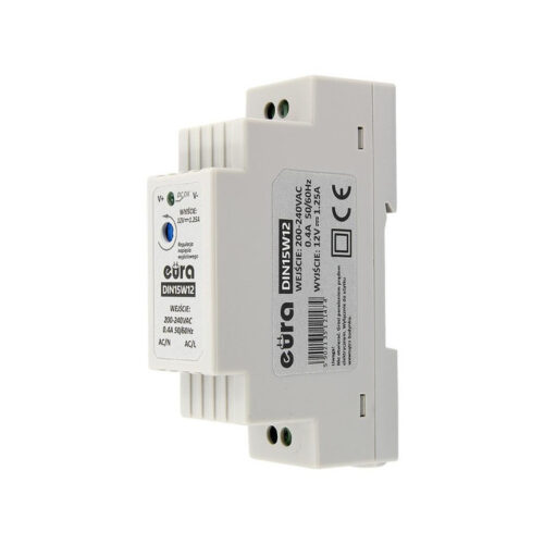 ZASILACZ DIN ''EURA'' DIN15W12 12V 1,25 A DC